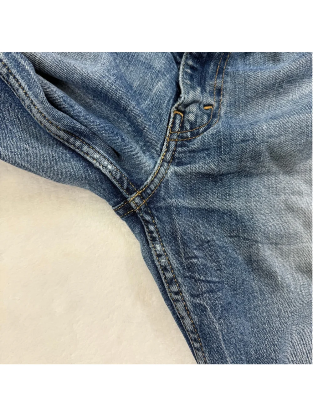 Men's Levi's 514 31x30 Blue Straight Jeans Light Wash